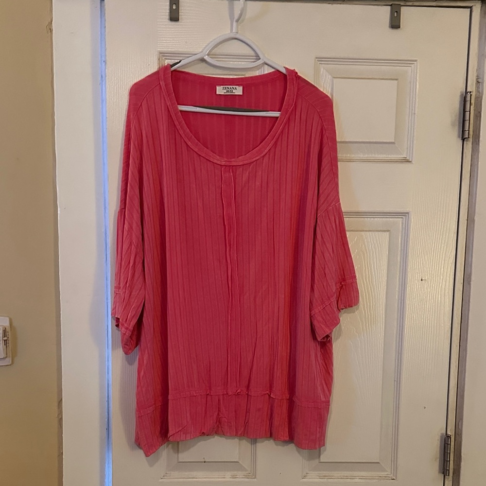 Jones New York Women's Vibrant Pink Blouse